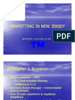 Permitting in New Jersey 4 1 11