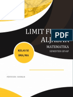 Limit Fungsi Aljabar: Matematika