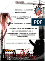 Informe. Materiales