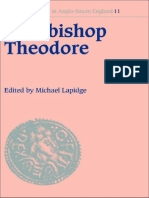 (Cambridge Studies in Anglo-Saxon England 11) Michael Lapidge - Archbishop Theodore - Commemorative Studies On His Life and Influence-Cambridge University Press (2006)