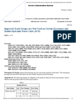 SM M0108498-00 Improved Track Groups Are Now Used On Certain Excavators and Mobile Hydraulic Power Units 25jun19