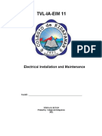 Tvl-Ia-Eim 11: Electrical Installation and Maintenance