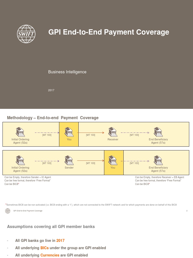 GPI End-to-End Payment Coverage: Business Intelligence | PDF | Payments ...