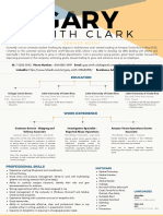 Curriculum Vitae Nuevo Gary Smith Clark.