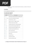 Unix Commands