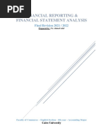 Financial Reporting - Final Revision - With Sol