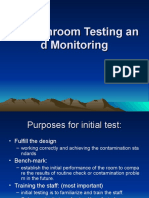 Cleanroom Testing An D Monitoring