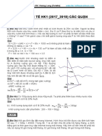 GIẢI TOÁN THỰC TẾ CÁC QUẬN HK117 - 18