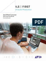 Pro Tools First Fundamentals of Audio Production by Avid Technology