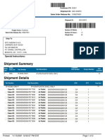 Packing Slip: Special Instructions