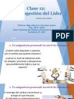 Gestión del cambio: Autogestión del líder y desafíos de la tolerancia