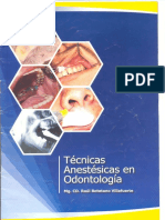 Técnicas Anestésicas en Odontología