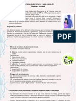 La Violencia de Genero Como Causa de Maltrato Infantil