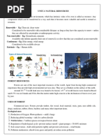 EVS UNIT 2 Notes