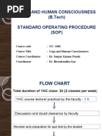 Yoga and Human Consciousness (B.Tech) Standard Operating Procedure (SOP)