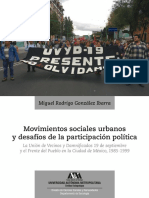 Movimientos Sociales Urbanos y Desafios