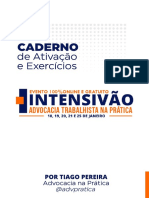 Caderno de Ativações e Exercícios