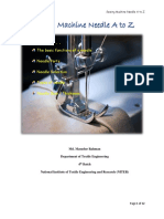 Contents - . .: The Basic Functions of A Needle Needle Parts Needle Selection Types of Needle Needle Size / Thickness