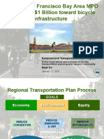 Session 9- "Regional Transportation Planning – How the San Francisco Bay Area MPO committed $1 Billion toward bike/ped projects – data needs and evaluation techniques in terms of Regional Plan Goals" by Sean Co