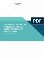 DOCUMENTATION ON MONETARY POLICY INSTRUMENTS AND PROCEDURES (173p, CBI, 2019)