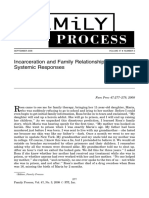 Incarceration and Family Relationships: A Call For Systemic Responses