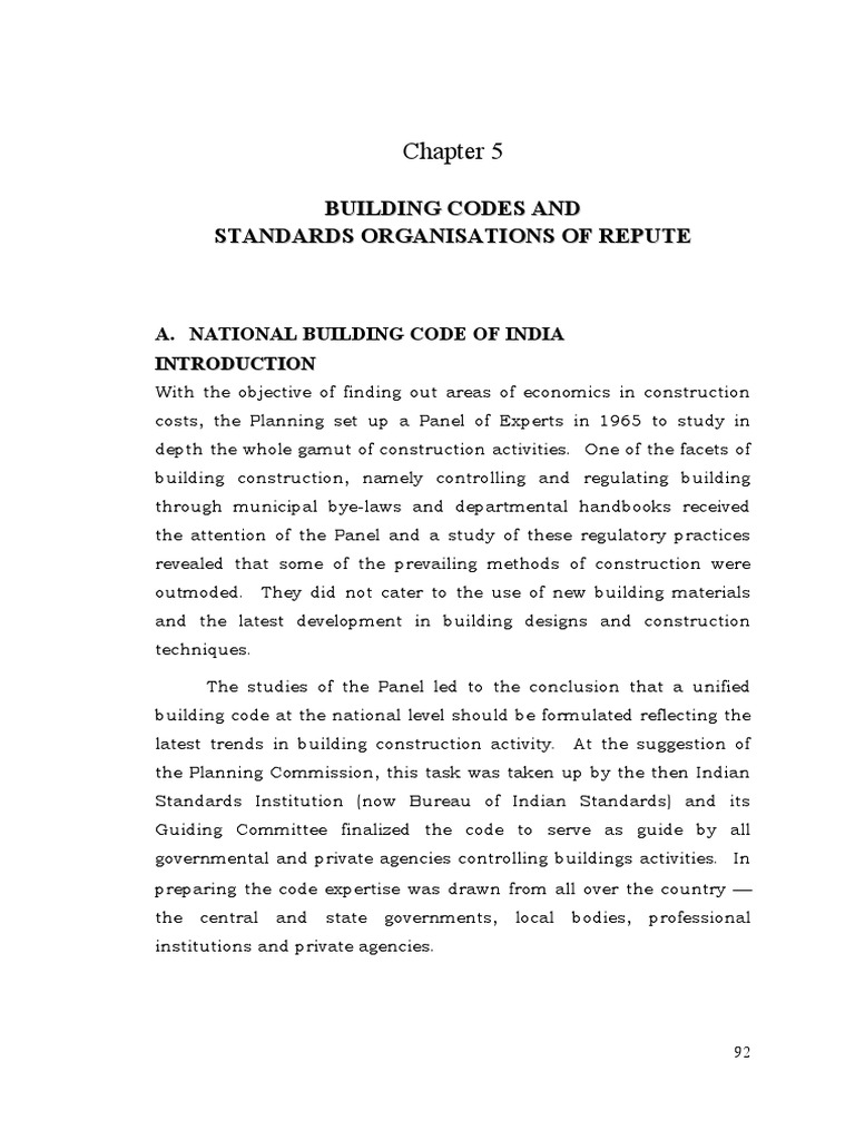 National Building Code of India Overview | PDF | Ventilation ...