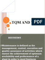 2.6 - TQM and TPM