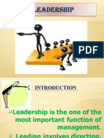 3.1 - Role of Leadership