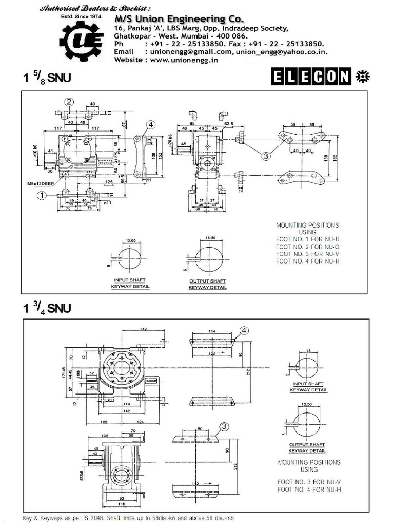 Elecon Gearbox Catalogue PDF