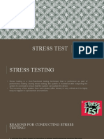 Stress Test: By: Honey Shah 20MBA084 Submitted To: DR - Reshma Sable