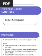 Nonlinear Control: EACT-635