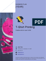 T Shirt Business Plan