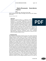 Advanced Hydro-Pneumatic Semi-Active Suspension System: Ali M. Abd El-Tawwab