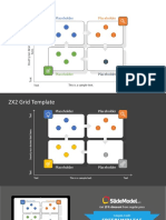 2x2 Matrix Design Powerpoint Template