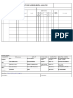 Environment Risk Assessment & Analysis: Area/Section