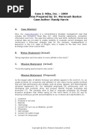 Case 2: Nike, Inc. - 2009 Case Notes Prepared By: Dr. Mernoush Banton Case Author: Randy Harris