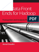 Fast Data Front Ends For Hadoop: Transaction and Analysis Pipelines