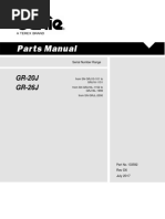 Serial Number Range GR-20J GR-26J. From SN GRJ To GRJ From SN GRJ16L-1152 To GRJ16L-1999 From SN GRJL Part No.