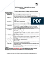 Year 9 - Uplift Education English Department Week 28: Adjudicate