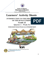 Learners' Activity Sheets: Grade 12