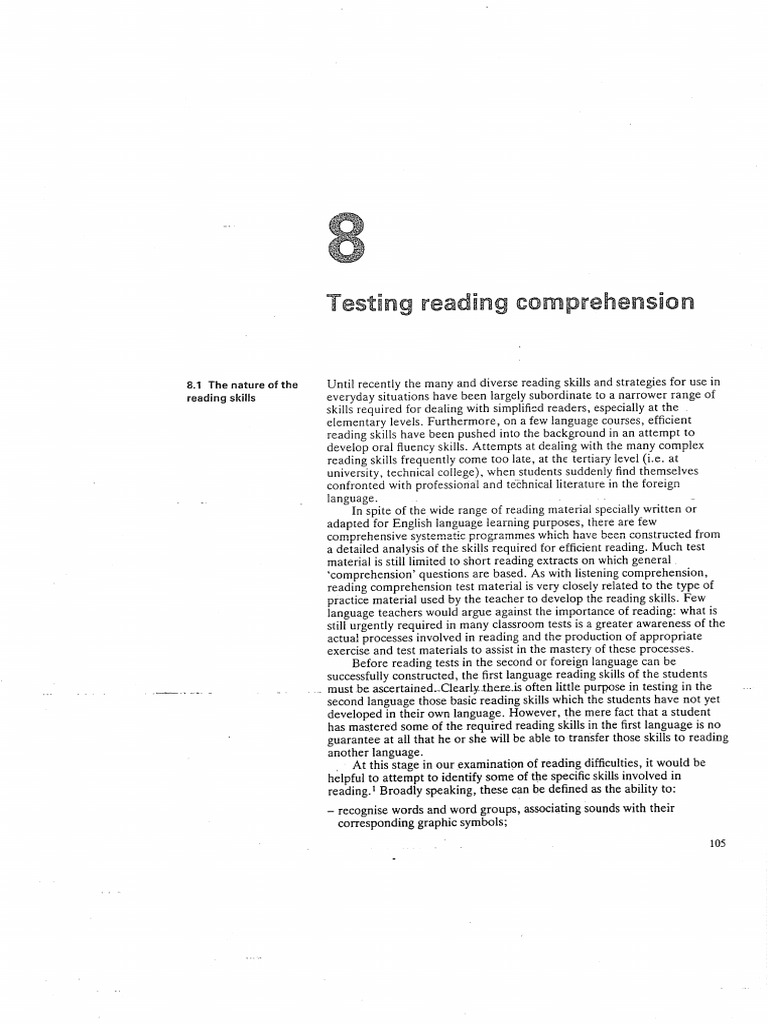 Reading Test | PDF
