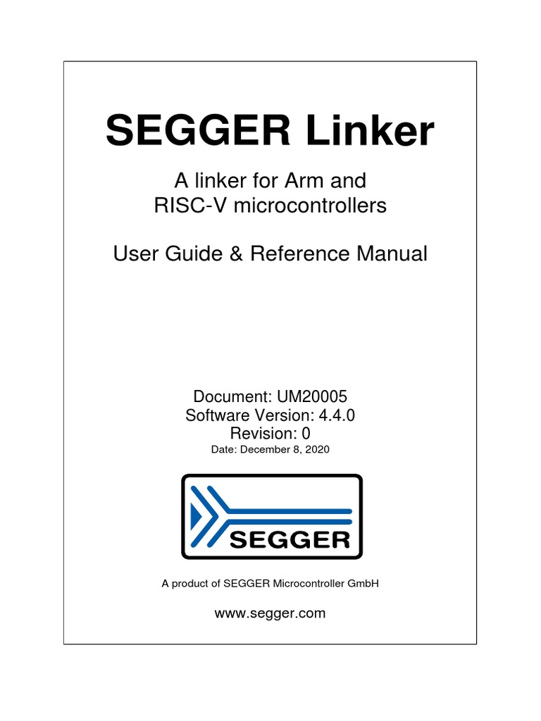 UM20005 Linker | PDF | Library (Computing) | Command Line Interface