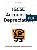 Igcse Depreciation - Questions