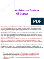 Administrative System of The Guptas