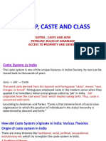 Kinship, Caste and Class