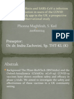 Phonna Maghfirah, S. Ked 2106111024: Preseptor: Dr. Dr. Indra Zachreini, Sp. THT-KL (K)