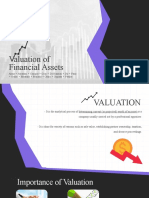 Valuation of Financial Asset