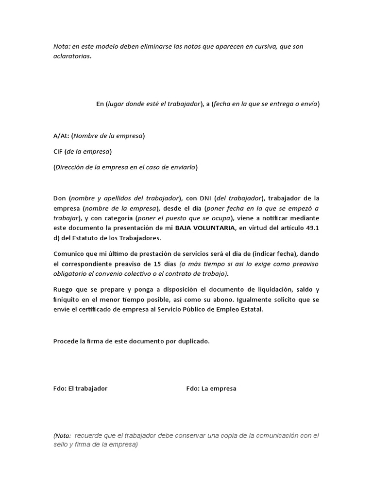 modelo-de-carta-de-baja-voluntaria-con-preaviso-pdf