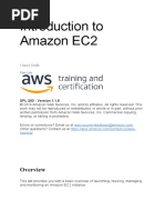 Introduction To Amazon EC2