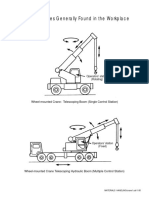 Types of Cranes Generally Found in The Workplace